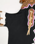 Hilason Handmade Genuine Leather Chaps Adult Handtooled Rodeo Bull Riding