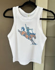 Buckin’ Horse Cropped Tank