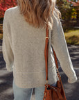 Isabella High Drop Shoulder Sweater