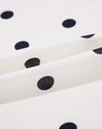 Polka Dot Frilled Collar Top