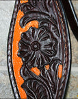 HILASON Western Horse Headstall Breast Collar Set Tack Genuine American Leather