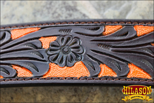 HILASON Western Horse Headstall Breast Collar Set Tack Genuine American Leather