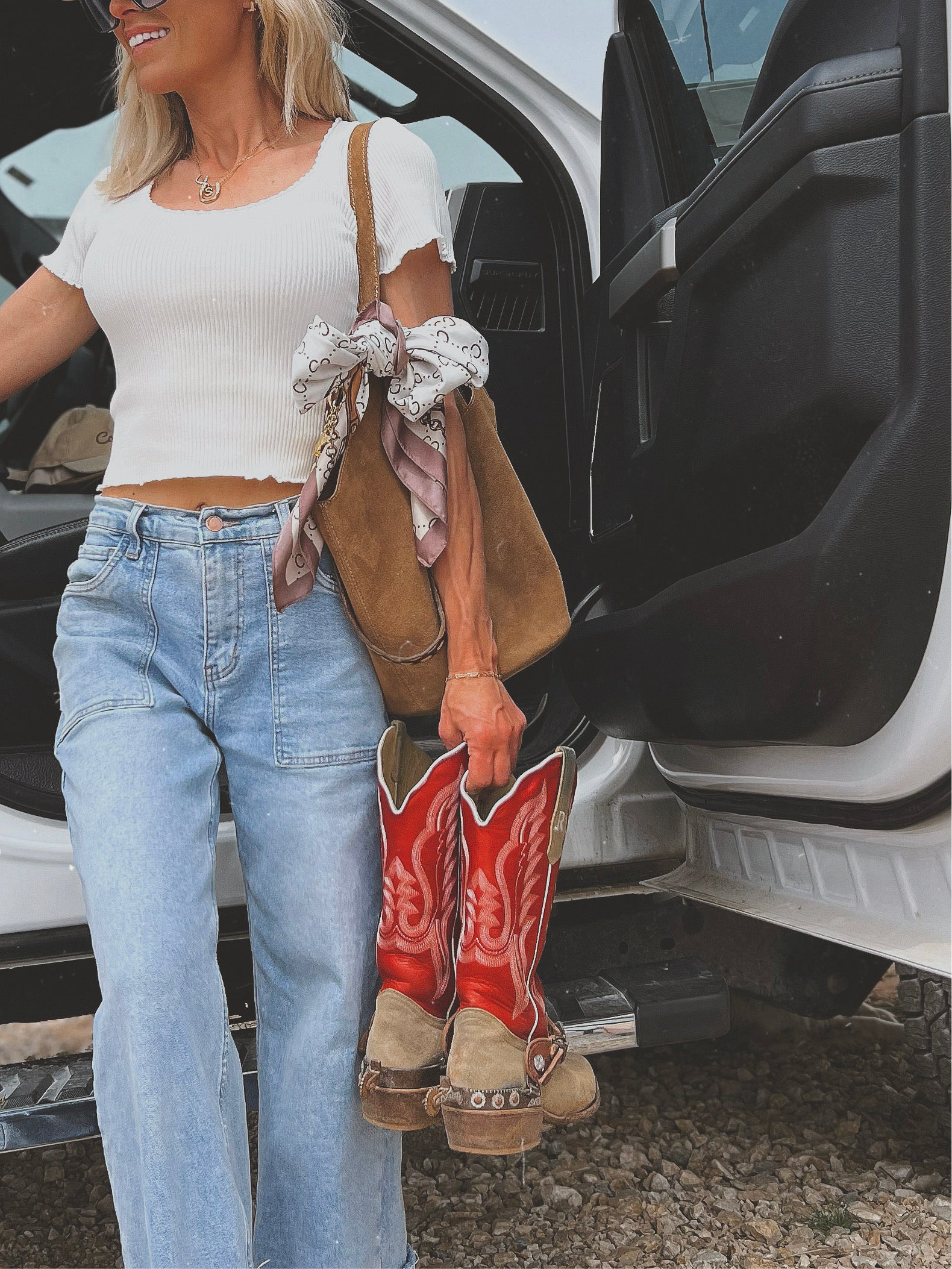 The Anica Top in White