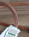 Hilason Hermann Oak Leather Chicago Screw One Ear Horse Headstall