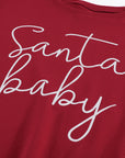 Isabella Santa Baby Print Pullover