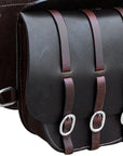 11 X 10.5 In Horse Western Saddle Bag Leather Cowboy Trail Ride Hilason