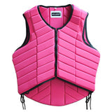 Equestrian Horse Riding Vest Safety Protective Hilason Leather