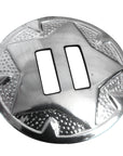 Hilason Western Horse Tack Malleable Iron Center Bar Nickel Plated Buckle
