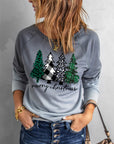 Ella Color Print Graphic Sweatshirt