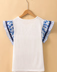 Wynter Ricrac Trim Blouse