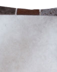 Pl508-F Cowhide Leather Hair-On Patchwork Cushion Pillow Cover