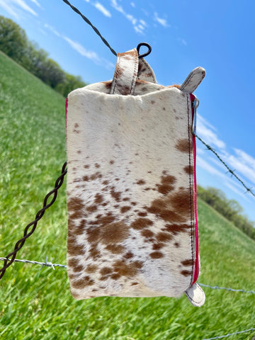 Cowhide Cosmetic Bag