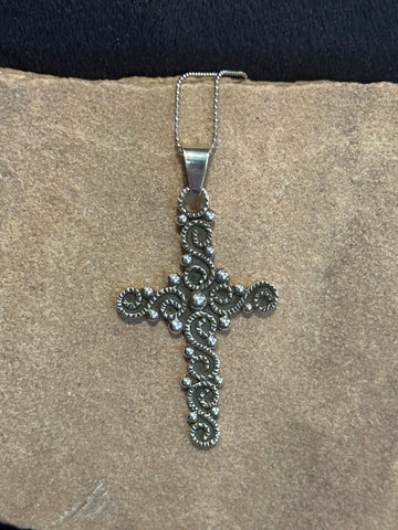 Vintage Oxidized Cross