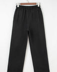 Leopard Drawstring Fleece Lined Elastic Waist Pants