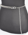 Layered Chain and Pearl Belt