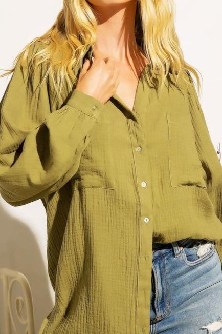 The Lisette Puff Sleeve Top