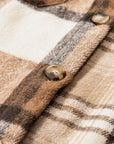 Plaid Double Flap Pocket Button-Up Shacket