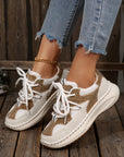 Abigail Lace Up Breathable Sneakers