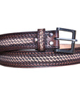 HILASON Western Genuine Leather Belt for Men Women Cowboy Cowgirl Handmade Unisex Full Grain Heavy Duty Tooled Belt for Jeans