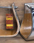Hilason Western Wooden W/ Steel Horse Saddle Stirrups Pair W/ 4" Thread