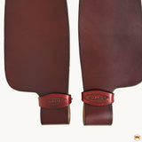 Hilason Leather Saddle Replacement Fender Pair With Hobble Straps Adult