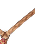 Hilason Western Horse Breast Collar American Leather Tan Sunset Hand Tool