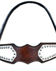 Hilason Western Horse Headstall American Leather Brown