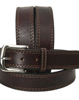 HILASON Western Genuine Leather Belt for Men Women Cowboy Cowgirl Handmade Unisex Full Grain Heavy Duty Tooled Belt for Jeans