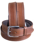 HILASON Western Genuine Leather Belt for Men Women Cowboy Cowgirl Handmade Unisex Full Grain Heavy Duty Tooled Belt for Jeans