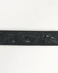 HILASON Western Genuine Leather Belt for Men Women Cowboy Cowgirl Handmade Unisex Full Grain Heavy Duty Floral Tooled Belt