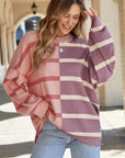 Araya Stripe Oversized Sweater