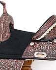Child Treeless Horse Saddle Western American Leather Barrel Hilason