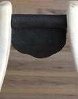 HILASON Horse Western Saddle Stirrup Oversize Rawhide Leather Pair| Rawhide Leather Stirrups | Oversize Horse Stirrups| Rawhide Covered Stirrups