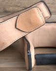 HILASON Horse Western Saddle Stirrup Leather Stirrups Pair | Leather Western Stirrups with Wooden Core | Western Saddle Stirrups | Horse Saddle Stirrups | Anti-Slip Stirrups