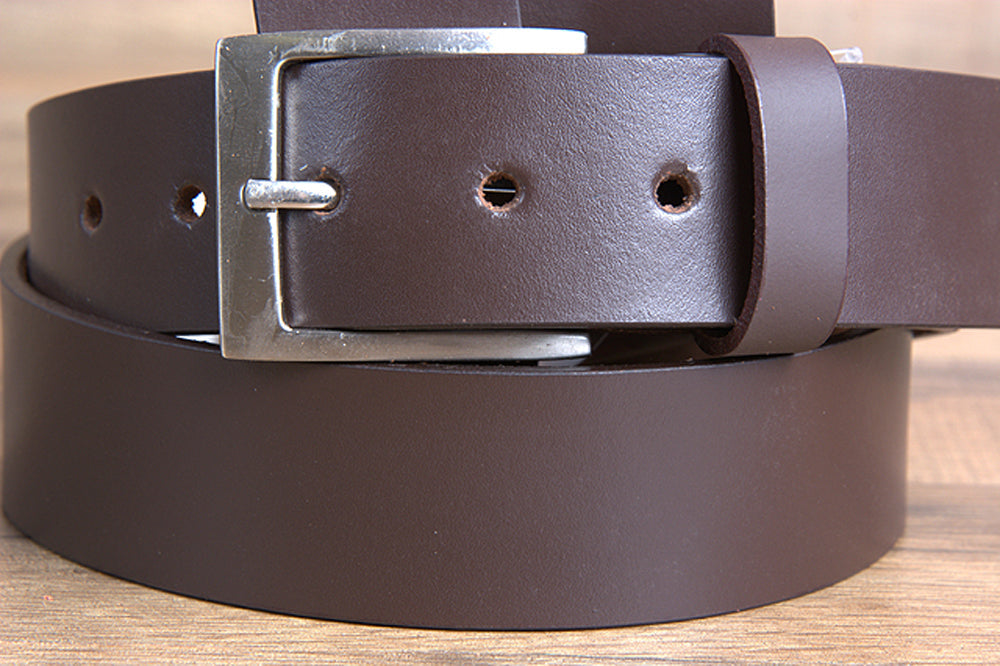 HILASON Western Genuine Leather Belt for Men Women Cowboy Cowgirl Handmade Unisex Full Grain Heavy Duty Tooled Belt for Jeans