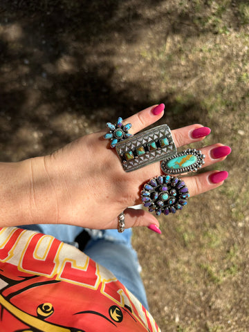 Handmade Turquoise & Sterling Silver Ring | Cassidy Collection