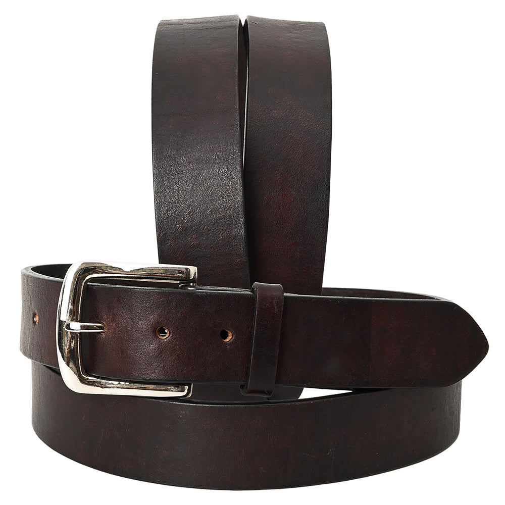 HILASON Western Genuine Leather Belt for Men Women Cowboy Cowgirl Handmade Unisex Full Grain Heavy Duty Tooled Belt for Jeans
