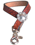 HILASON Leather Horse Tie Down Hobble Keeper Sunset Hand Tool 4 Inch