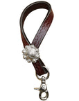 HILASON Leather Horse Tie Down Hobble Keeper Sunset Hand Tool 4 Inch