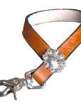 HILASON Leather Horse Tie Down Hobble Keeper Sunset Hand Tool 4 Inch