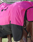 Hilason 1200D Winter Waterproof Horse Turnout Blanket Belly Wrap Pink