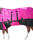 Hilason 1200D Winter Waterproof Horse Turnout Blanket Belly Wrap Pink