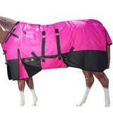 Hilason 1200D Winter Waterproof Horse Turnout Blanket Belly Wrap Pink