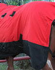 Hilason 600D Winter Waterproof Horse Turnout Blanket Belly Wrap Red