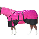 Hilason 600D Winter Waterproof Pony Horse Turnout Blanket Purple