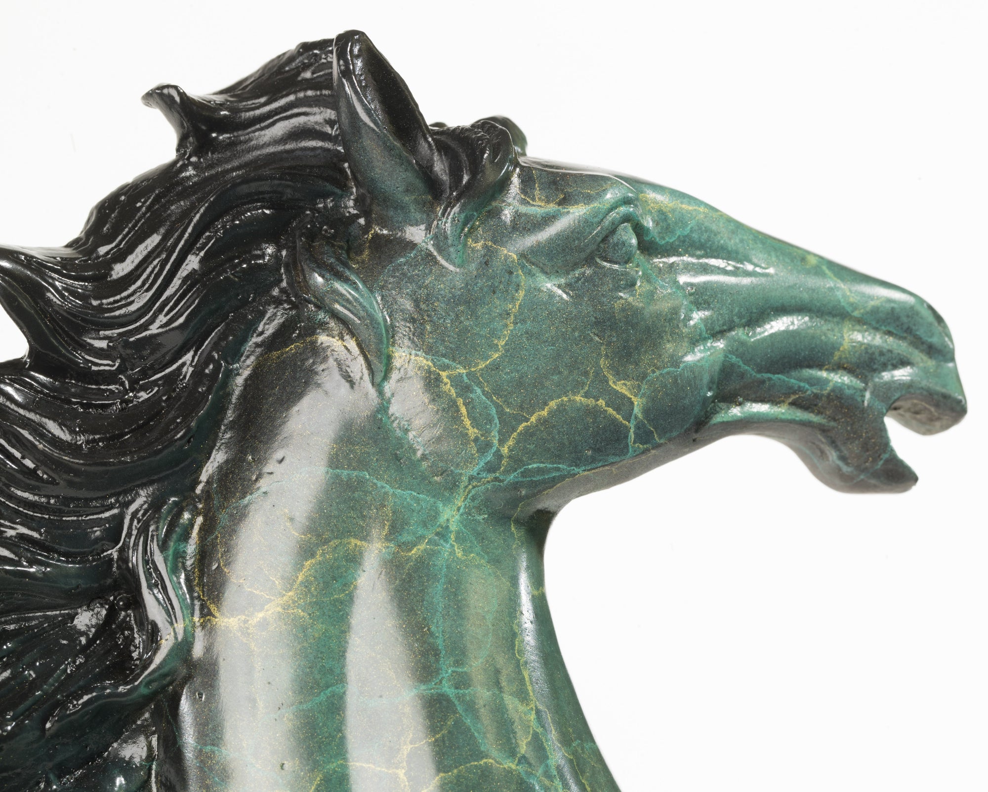 Arabian Horses Galloping Western Equestrian Art Bronze Limited Edtion Sculpture