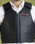 HILASON Equestrian Bull Riding Rodeo Safety Vest Protective Leather