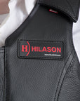 HILASON Equestrian Bull Riding Rodeo Safety Vest Protective Leather