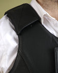 HILASON Equestrian Bull Riding Rodeo Safety Vest Protective Leather