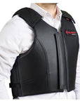 HILASON Equestrian Bull Riding Rodeo Safety Vest Protective Leather